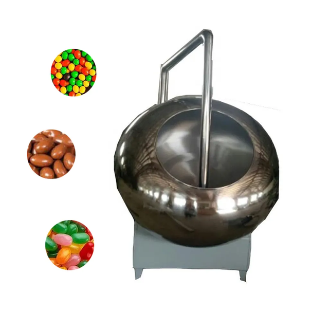 Fully Automatic Peanut Nut Candy Chocolate Coating Machine HJ-CM30