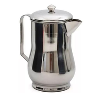 Carafe en acier imprimée, design classique, écologique, pour thé, café, lait, logo personnalisable, emballage, usage domestique et fêtes, 1L/1.5L/1.8L, la meilleure