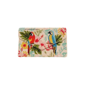 Custom Handmade Beaded Clutch <b>Bag</b> | Latest Trendy Seed Bead Evening Purse | Hand Embroidered Party & Celebration <b>Bag</b> - Product Image 3