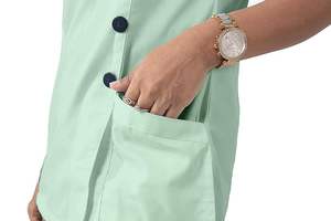 Mejor Uniforme Médico Personalizado para Exportación, Traje Sanitario Ligero de Verano Unisex de Manga Corta de Poliéster y Spandex para Doctor y Enfermera - Product Image 3