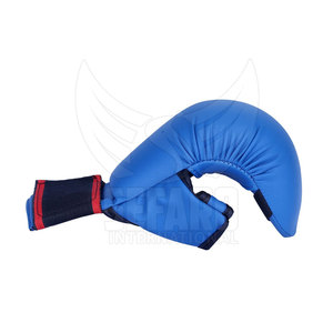 Professional Custom Design Sports Semi Contact Gloves Heavy Duty Leather Made Semi Contact Gloves - Product Image 6