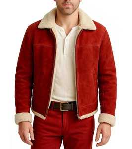 Blouson en cuir décontracté pour homme de qualité supérieure, style motard, imperméable et respirant, idéal pour le printemps - Product Image 1