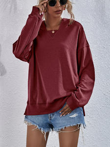 Sudadera con Capucha para Mujer de Alta Demanda, con Logotipo Personalizado, Estilo Casual, Corta, Oversize, Transpirable - Product Image 4