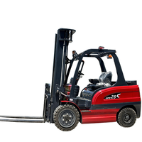 Nuovo Carrello Elevatore Elettrico da 2 Tonnellate con Sollevamento 3m/4m, per Terreni Accidentati, 4WD, Batteria agli Ioni di Litio, in Vendita