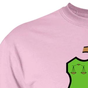 T-shirt rose imprimé graphique à manches courtes col rond en coton décontracté – Vêtement personnalisé, streetwear, haut tendance et confortable - Product Image 5