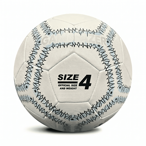 GAMEGAZER FS-HB-1001 Hand-Stitched Soccer <b>Ball</b> Size 4 <b>Weight</b> 400-450G Circumference 620-640MM Lightweight High Quality - Product Image 3