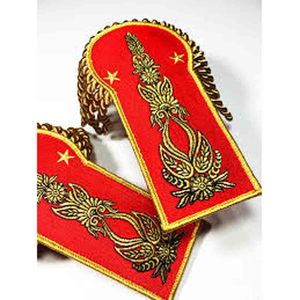 Épaulettes de Garde d'Épaule pour Officiers - En Toile à Coudre avec Franges Décoratives - Product Image 3
