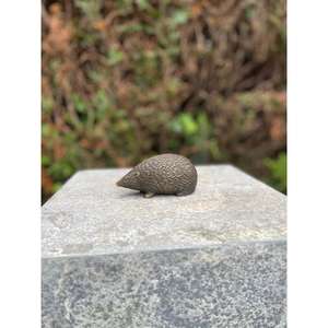 Adorno de Erizo de Bronce, Mini Erizo, Adornos Decorativos en Miniatura, Artesanías de Metal a Precio Económico - Product Image 4