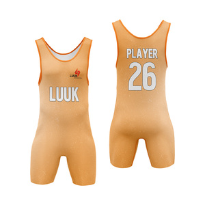 Combinaison de lutte américaine professionnelle pour hommes, 100% polyester, légère, extensible dans quatre directions, respirante, combinaisons personnalisées - Product Image 1