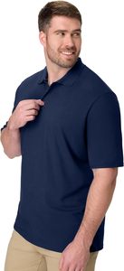 T-shirt pour homme, uni, respirant, à manches courtes, avec patte de boutonnage, classique, décontracté, pour le bureau, les voyages, le quotidien, fabriqué au Bangladesh - Product Image 2