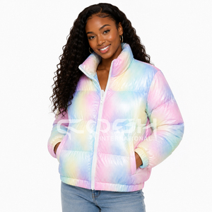 Chaqueta Acolchada Ligera para Mujer de Cosh International, Sublimación Personalizada, Informal, de Invierno, Color Sólido, Forro Exterior Grueso de Poliéster - Product Image 1