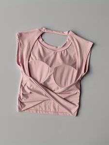 Chemises de sport personnalisées en fibre de bambou de haute qualité pour femmes, t-shirts en coton oversize pour femmes, débardeurs, prix de gros, grandes tailles - Product Image 3