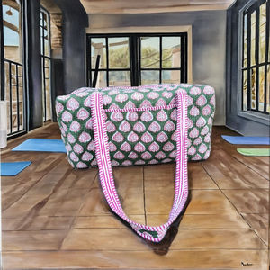 Nuevas Bolsas de Viaje Acolchadas de Algodón Hechas a Mano, Ligeras, Personalizables, Duraderas, Ecológicas, de Gran Capacidad, con Cierre de Cremallera 20 - Product Image 2