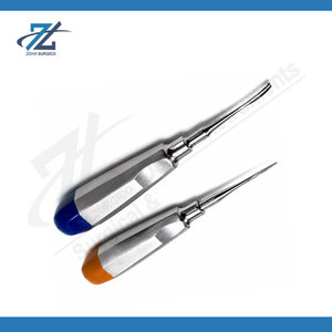 Élévateur dentaire en acier inoxydable, manuel, autoclavable, instrument chirurgical ergonomique pour extraction dentaire, réutilisable, pour chirurgie dentaire - Product Image 2