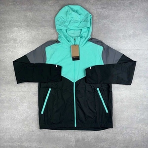 Veste coupe-vent tricotée élégante pour homme, personnalisable, unie, chaude, avec capuche et fermeture éclair fine, vente en gros - Product Image 5