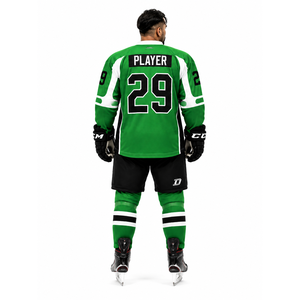 Custom 100% Polyester Heavyweight Mesh <b>Lace</b>-<b>Up</b> Athletic Team Uniforms Sublimated Ice Hockey Jersey OEM Supplier for <b>Men's</b> <b>Shirts</b> - Product Image 2