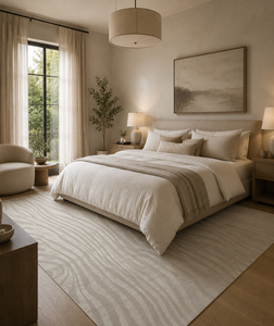 Alfombra de Lana/Seda de Pelo Corto Hecha a Mano, Estética y de Excelente Precio, para Dormitorio, Sala de Estar, Hogar, Oración, Decoración Navideña - Product Image 2