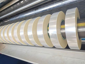 Film composite en PET polyester Mylar écologique vert pour le blindage et l'isolation des conduits d'air, protection des fils et câbles - Product Image 6