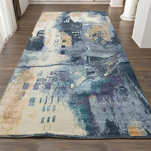 Haute qualité grand tapis de laine à carreaux tapis tufté à la main Pile plate Design moderne antidérapant chambre maison prière zone tapis ensembles - Product Image 2