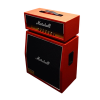 Mini amplificateur décoratif, haut-parleur 6,2 pouces, Marshall 2, couleur rouge, bois, fabrication artisanale