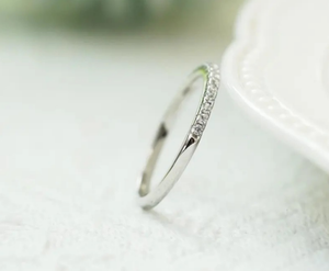 Anillo de Diamante Moissanite de Forma Redonda, Plata de Ley 925, Regalo para Boda y Compromiso - Product Image 4