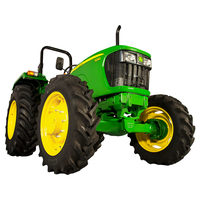 Tracteur agricole JD 5210 GearPro 50 CV 2100 tr/min 2 roues motrices Moteur JD PowerTech Réservoir de carburant 68L Capacité de levage 2000 Kgf Vert