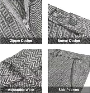 Nouveau Costume de Mariage Élégant et Tendance pour Hommes d'Affaires avec Logo Personnalisé – Prix Abordable – Costume de Cérémonie Simple Boutonnage (Veste et Pantalon) - Product Image 4