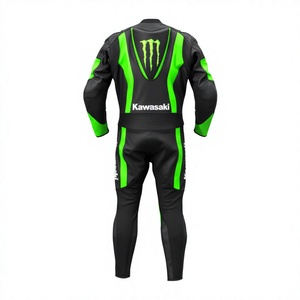 Traje de Carreras de Motocicleta de Cuero GSXR Personalizado para Hombre, Mono de Una Pieza, Protector OEM CE, Manga Larga, 280g - Product Image 2