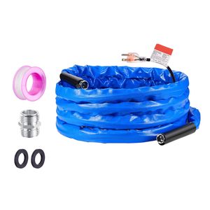 25ft Heated RV <b>Water</b> Hose with Corrugated Cover 45 Fahrenheit Antifreeze Automatic Self-Regulating <b>Drinking</b> <b>Water</b> Hose - Product Image 1