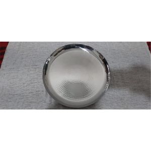 Bandeja de servir redonda de acero inoxidable de lujo, plato decorativo de metal martillado para bodas, eventos, fiestas y restaurantes. - Product Image 2