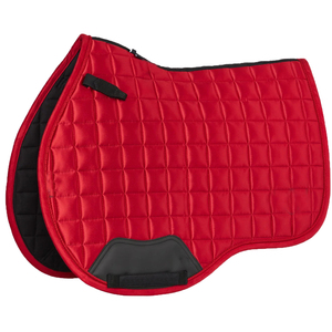 Almohadilla de montar larga para caballo con diseño acolchado de polialgodón ajustable, para alivio de presión y confort. - Product Image 1