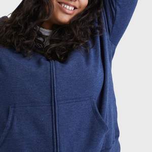 Sudadera con capucha casual de poliéster/rayón ecológico con cremallera completa para hombre de talla grande, logotipo personalizado, ODM, proveedor mayorista OEM, estampado frontal, primavera - Product Image 2