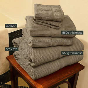 ผ้าขนหนูคอตตอนขนาดยาวผ้าขนหนูสไตล์ไม่เหมือนใคร - Product Image 4