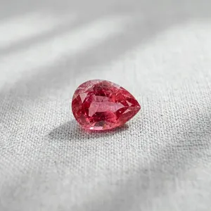 GNSJ Turmalina Rosa Natural, Corte Pera, Gema Suelta para Joyería, 8.34 Ct, 10 Piezas, Certificada por Terceros, Sin Calentar, Pleocroica - Product Image 2