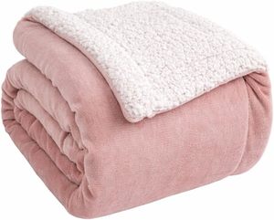 Adults <b>Blanket</b> Couch Sofa Super Soft Cozy Fuzzy Plush Fleece <b>Thick</b> Warm Winter Reversible - Product Image 1