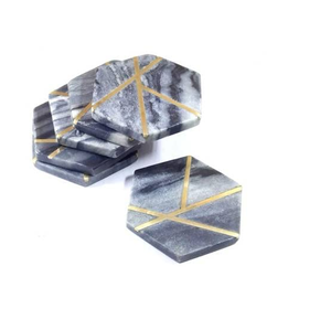 Posavasos de Mármol de Alta Calidad, Forma de Corazón, Precio Económico, Posavasos para Tazas de Té 100% Mármol en Venta, Logotipo Personalizado - Product Image 3