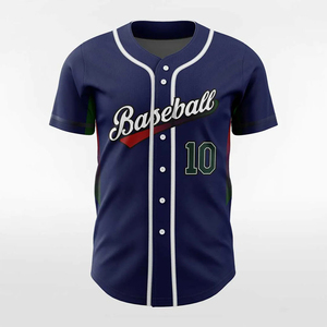 Maillots de baseball imprimés par sublimation, maillots de softball personnalisés, t-shirts de baseball universitaires, service OEM, design personnalisé - Product Image 1