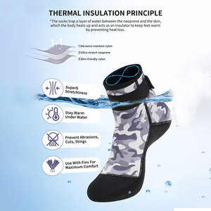 Nouvelle Arrivée 2026 Chaussettes Unisexe en Néoprène à Semelle Souple, Ajustement Fin et Durable, Design Tendance, pour Sports Nautiques, Surf et Plage - Product Image 5