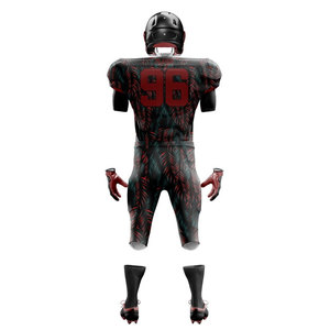 Ensemble de maillots uniformes personnalisés pour équipe, vêtements de sport entièrement sublimés, respirants, pour le football américain - Product Image 3