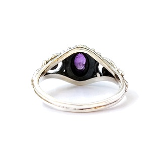 Amethyst Gemstone <b>Ring</b>-<b>925</b> <b>Silver</b> <b>Ring</b>-Handmade <b>Silver</b> <b>Ring</b>-Sterling <b>Silver</b>-Natural Gemstone-Party Wear <b>Ring</b>-Wholesale Jewelry. - Product Image 4