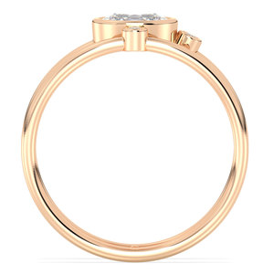 แหวนมอสซาไนต์ทรงรี REYES Classic Design ขนาด 0.38 กะรัต ตัวเรือนเงินแท้ 925 ชุบโรเดียม ได้รับการรับรองจาก GRA เครื่องประดับคุณภาพสูง - Product Image 6