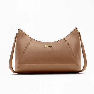 Bolso de Hombro de Moda para Mujer Hody, Piel Sintética Premium, Diseño Minimalista con Patrón Lichee, Cierre de Cremallera, Correa Única - Product Image 1