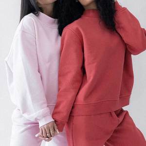 Sudadera Ecológica Extra Grande con Cuello Alto, Color Sólido, Manga Larga, 100% Algodón Tejido, Transpirable, Invierno, ODM - Product Image 4