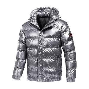 เสื้อแจ็กเก็ตฤดูหนาวของผู้ชายแบบพรีเมียมเสื้อแจ็กเก็ตอุ่นสูงพร้อมปกเสื้อฮู้ดสำหรับเด็กผู้ชายโลโก้ตามสั่ง - Product Image 4