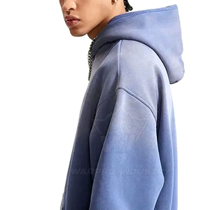 Sun Faded Tracksuit Men Heavyweight Cotton Two Piece Set Custom Logo Premium Streetwear Collection - Product Image 2