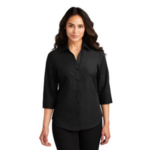 Camicette e Camicie da Donna Carefree Poplin a Maniche 3/4 LW102 - Product Image 1