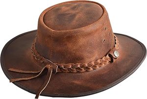 Unisex Rounded Wide Brim Cowboy <b>Hats</b> Fall Winter Outdoor Party Sports Fishing Horse Riding Adjustable Men Women - Product Image 5