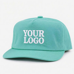 Casquette de baseball personnalisée OEM ODM à 5 panneaux, 100% coton, toile sergée, respirante, imperméable, unisexe, réglable, pour toutes les saisons, streetwear - Product Image 4