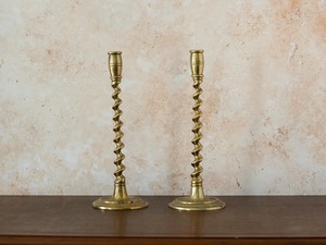 Vintage <b>Brass</b> Handmade Tapered <b>Candlestick</b> <b>Holder</b> with Embossed Design Heat Resistant for Home Christmas Wedding Decor - Product Image 6