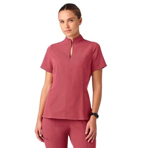Conçu pour un confort maximal avec des panneaux extensibles et un tissu respirant, design tendance, uniforme d'hôpital ergonomique - Product Image 2
